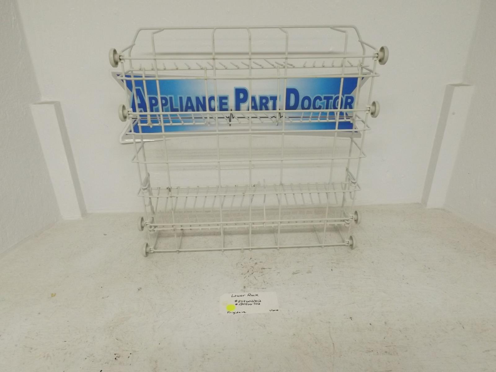 Frigidaire Dishwasher 808602302 154866702 Lower Rack Used Frigidaire Dishwasher 808602302 154866702 Lower Rack Used